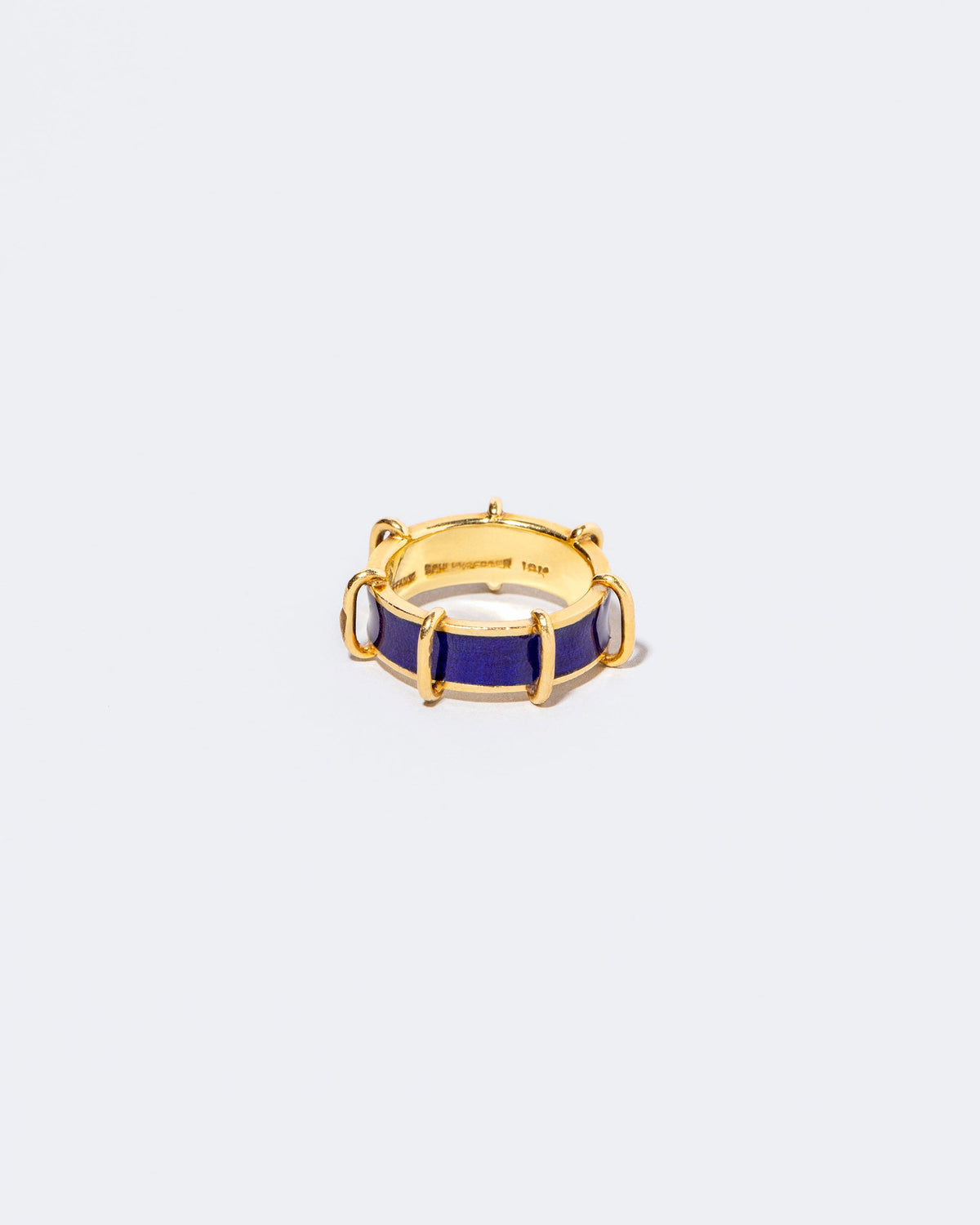 Tiffany & Co. Enamel Band on light color background.