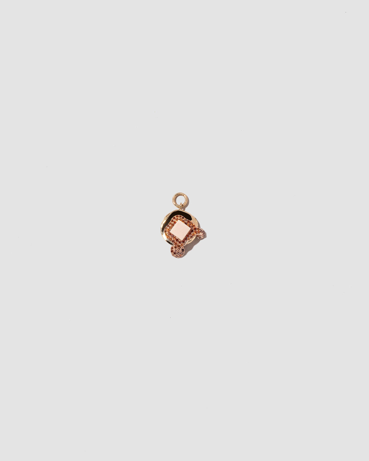 Flapjack Pancake Charm on light color background.