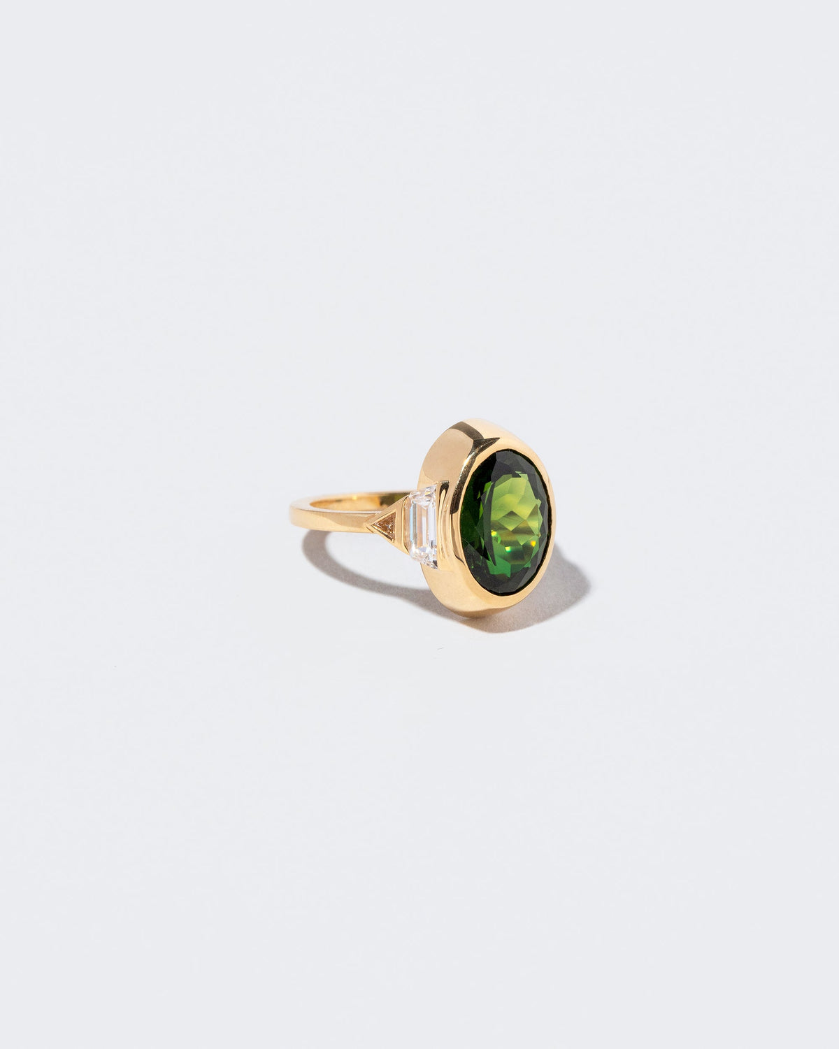  Symbolic Womb Ring on light color background.