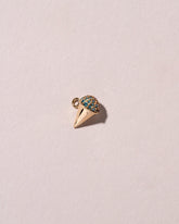  Sno Cone Charm - Blue Raspberry & Blackberry on light color background.