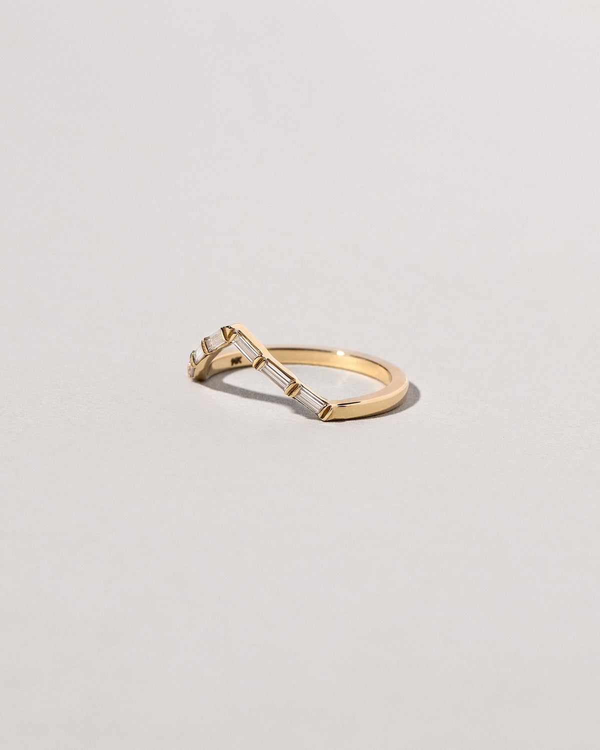  Mini Peak Band - Baguette on light color background.