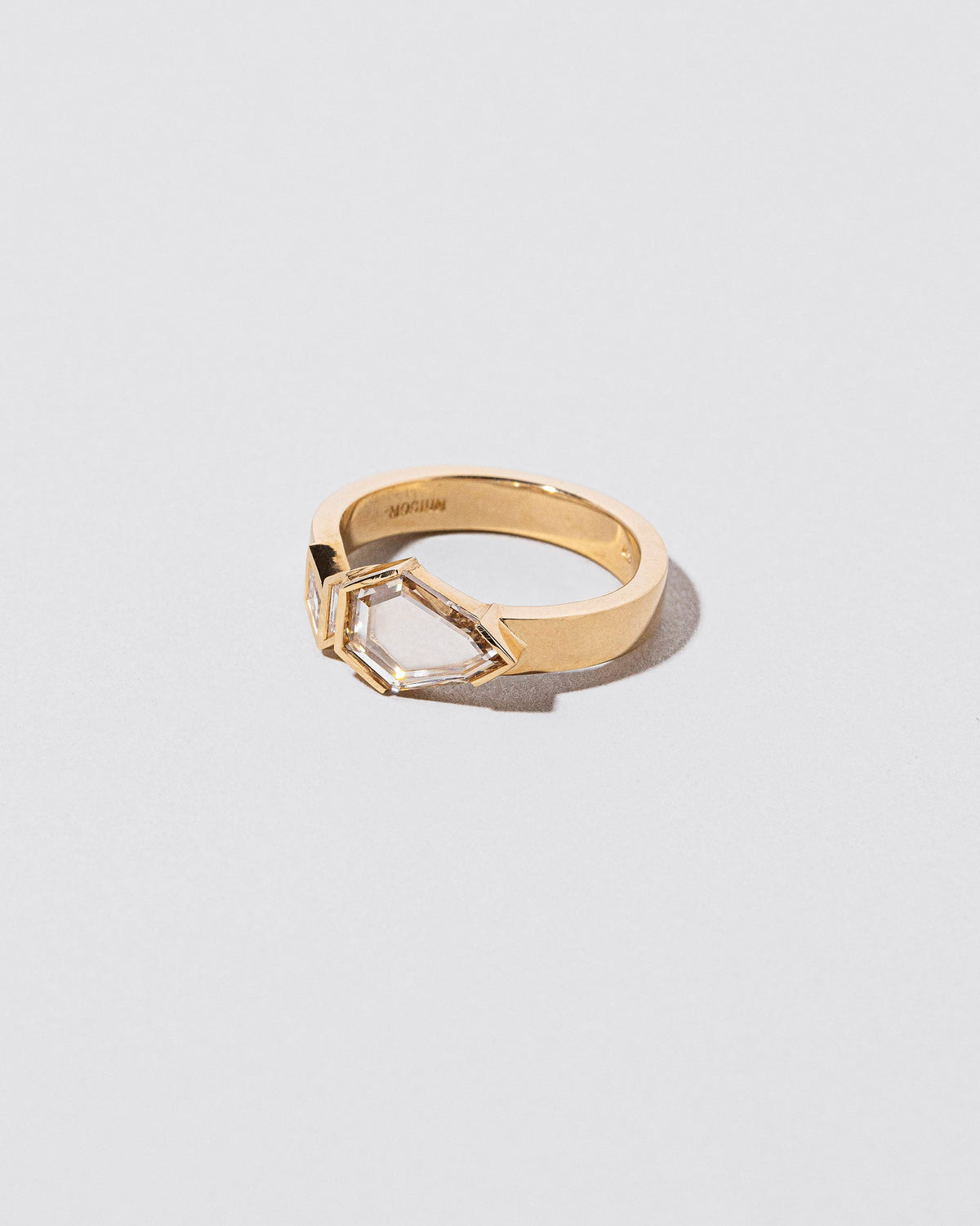 Intention Ring on light colored background.