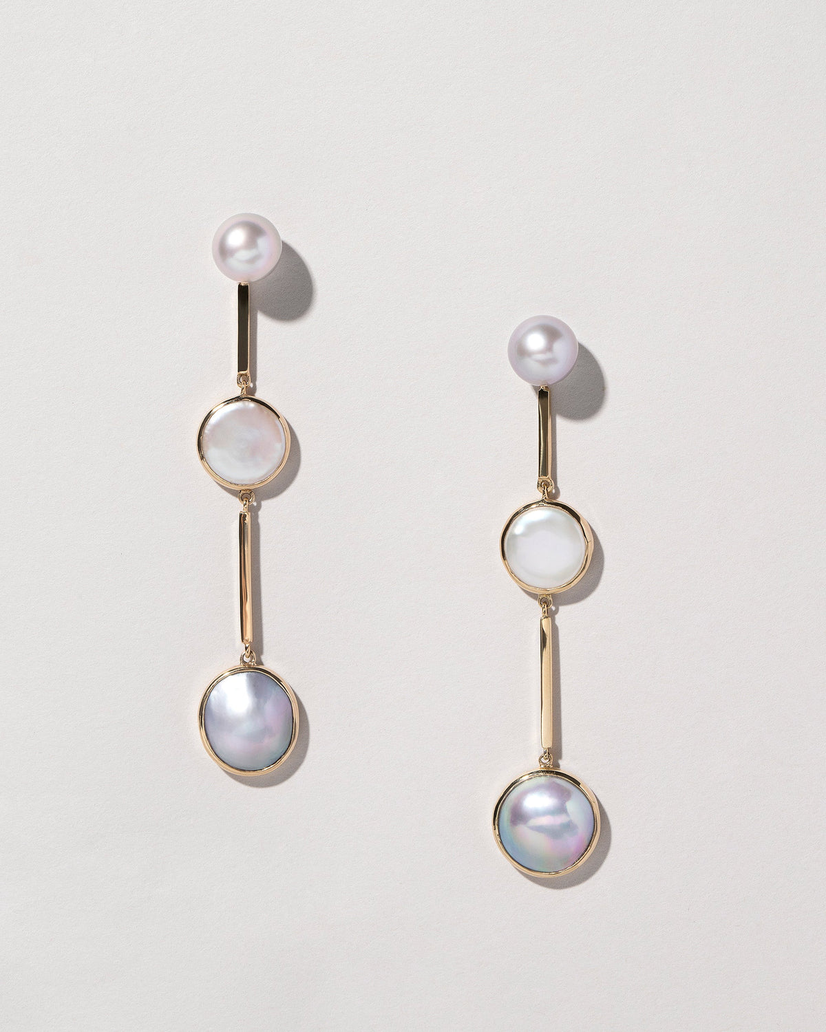  Figure 5. Drop Earrings on light color background.