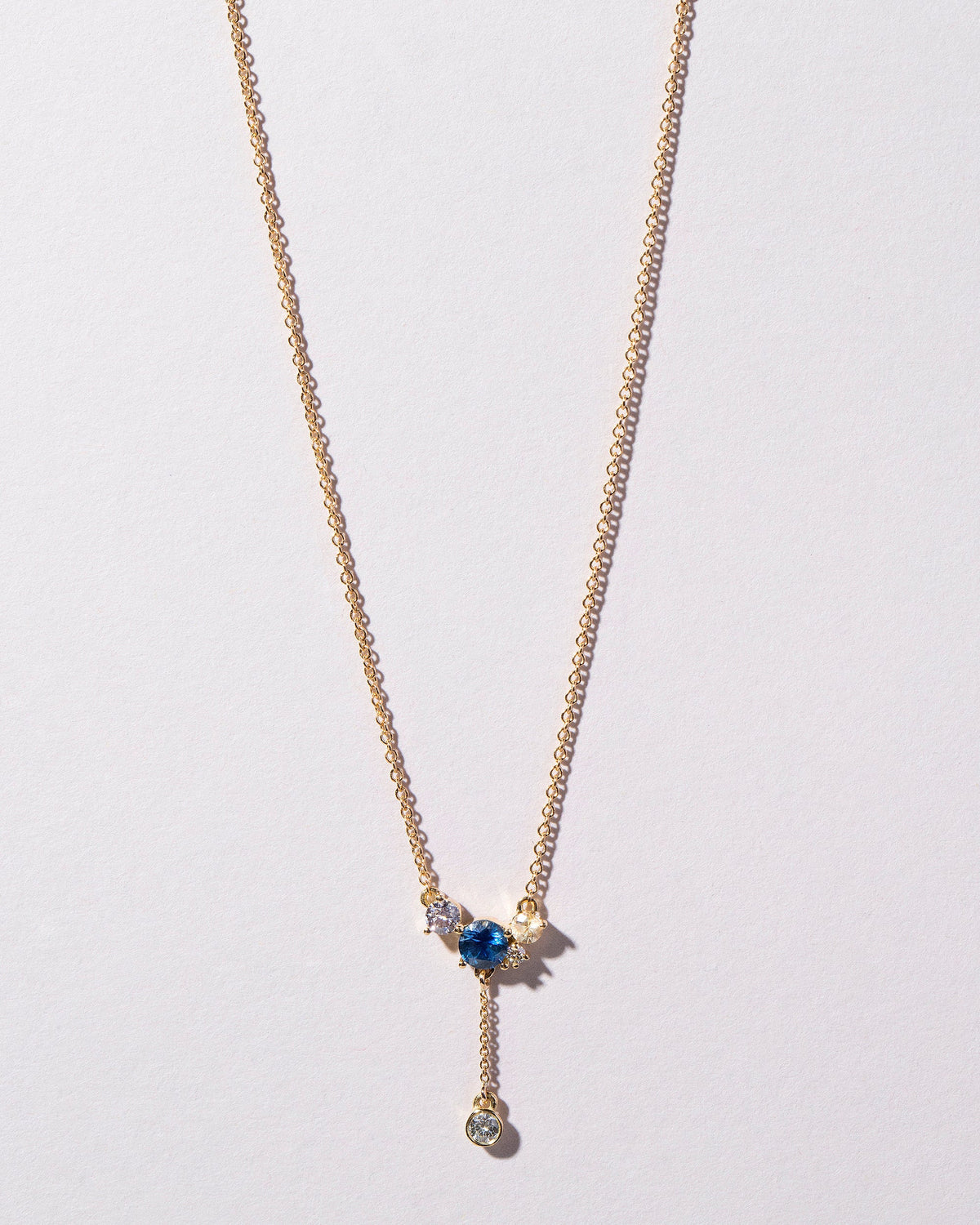  Aster Necklace on light color background.