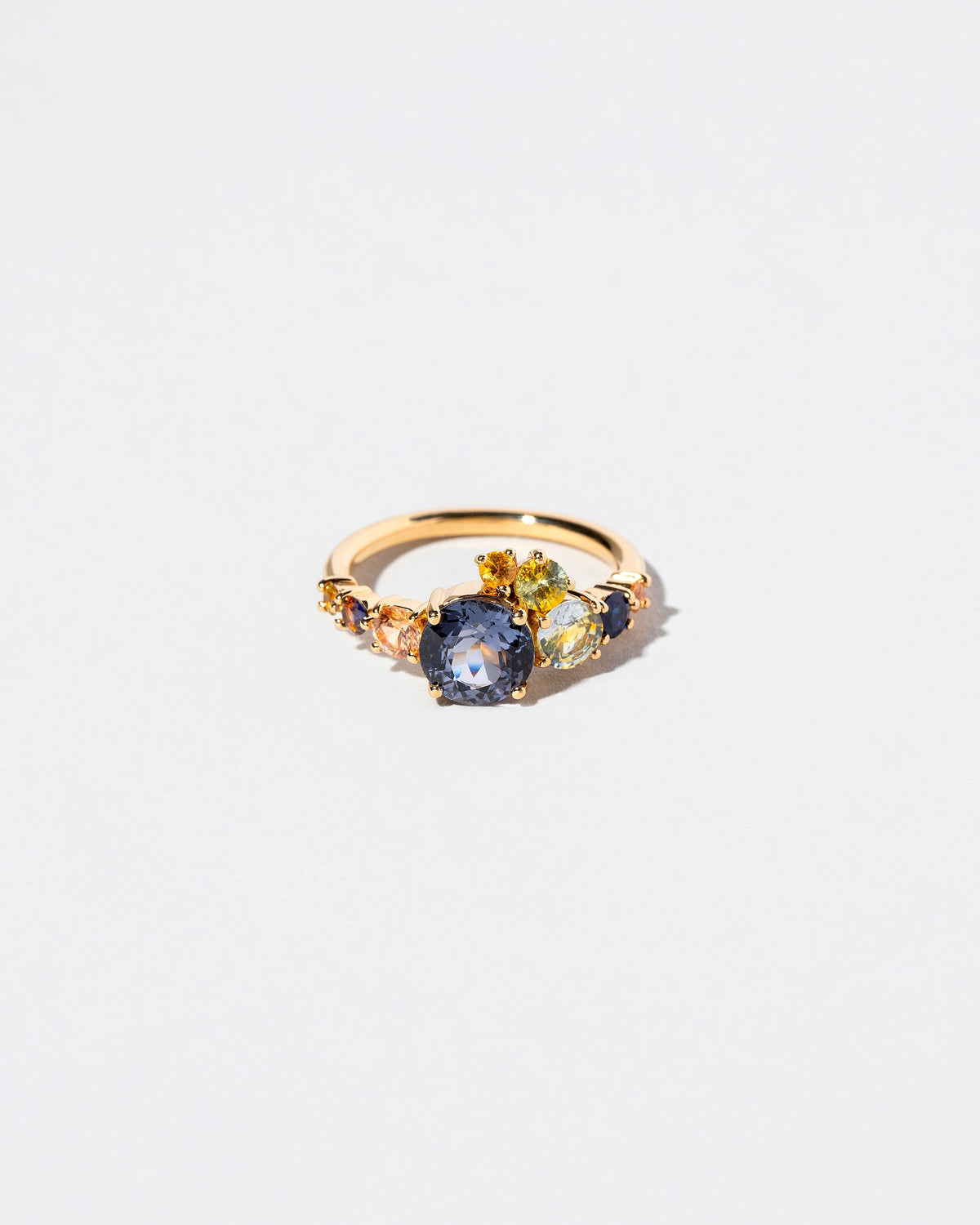  Super Luna Ring - Spinel on light color background.