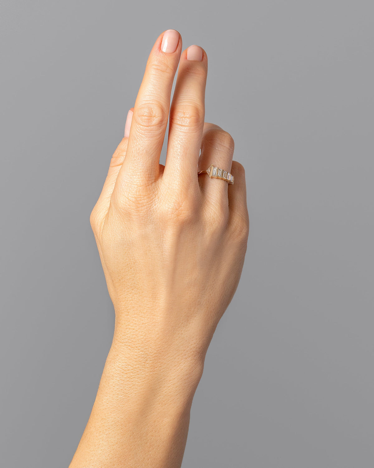 The Skys The Limit Ring on model.