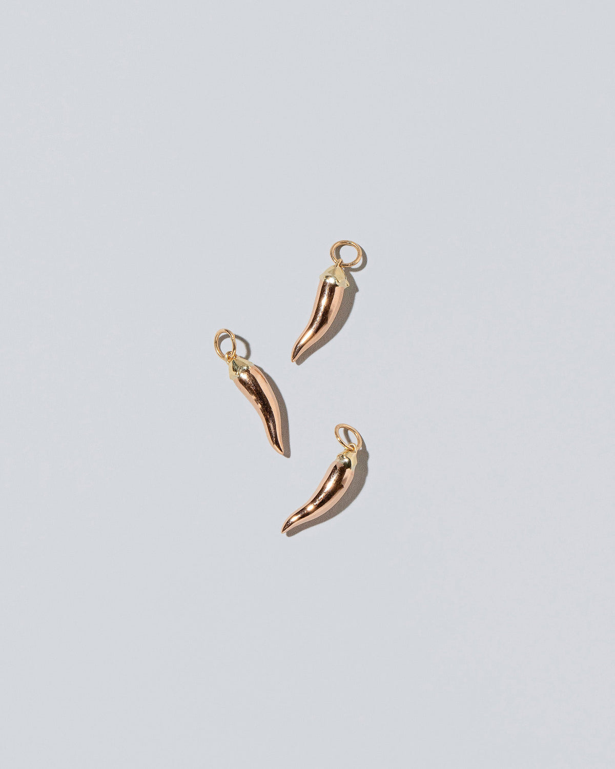 Chili Pepper Charm - Solids on light color background.