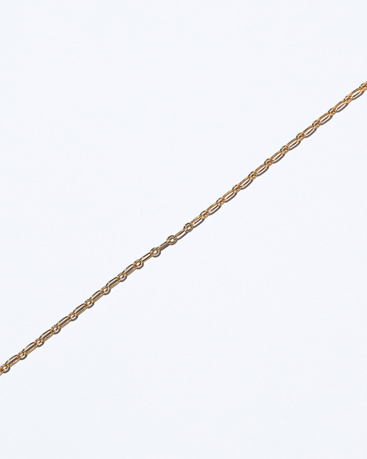  Hotdog Chain Bracelet on light color background.