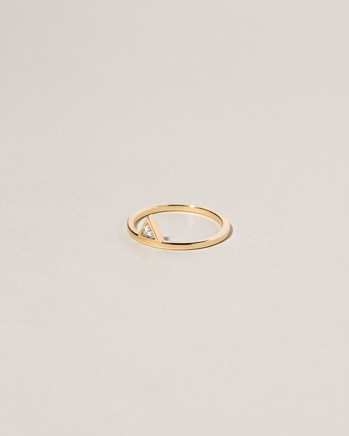  Stacked Ring - Triangle on light color background.
