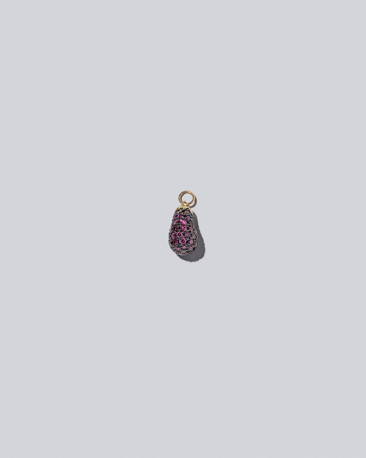 Eggplant Charms on light color background.
