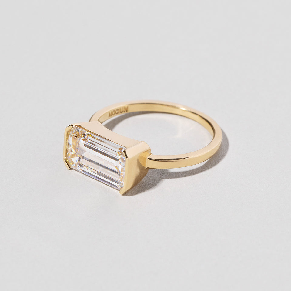 product_details::Closeup details of the Resilience Ring on light color background.