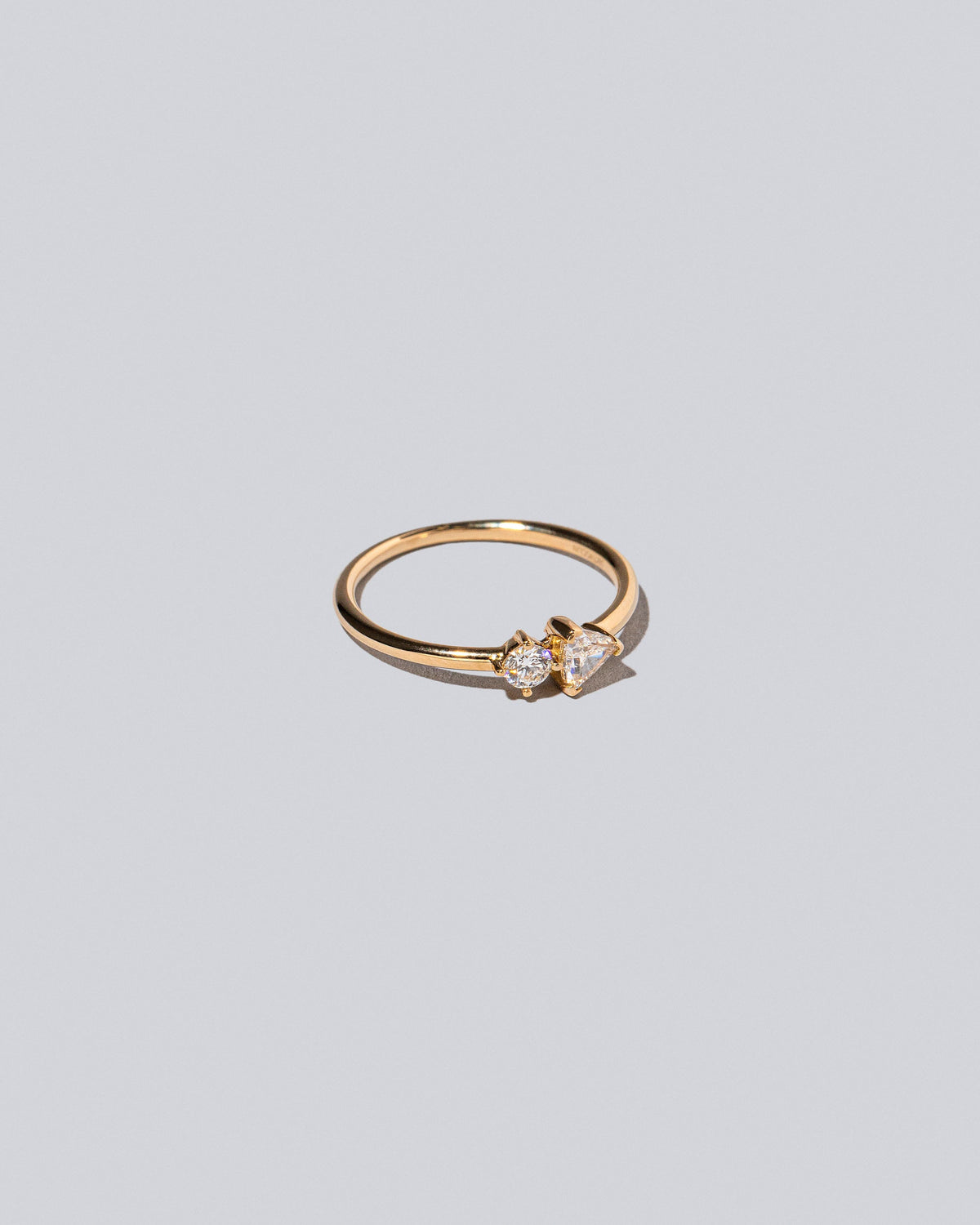  Persephone Ring - White Diamonds on light color background.
