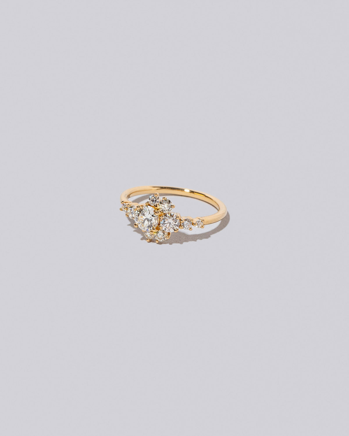  Anthea Ring - White Diamonds on light color background.