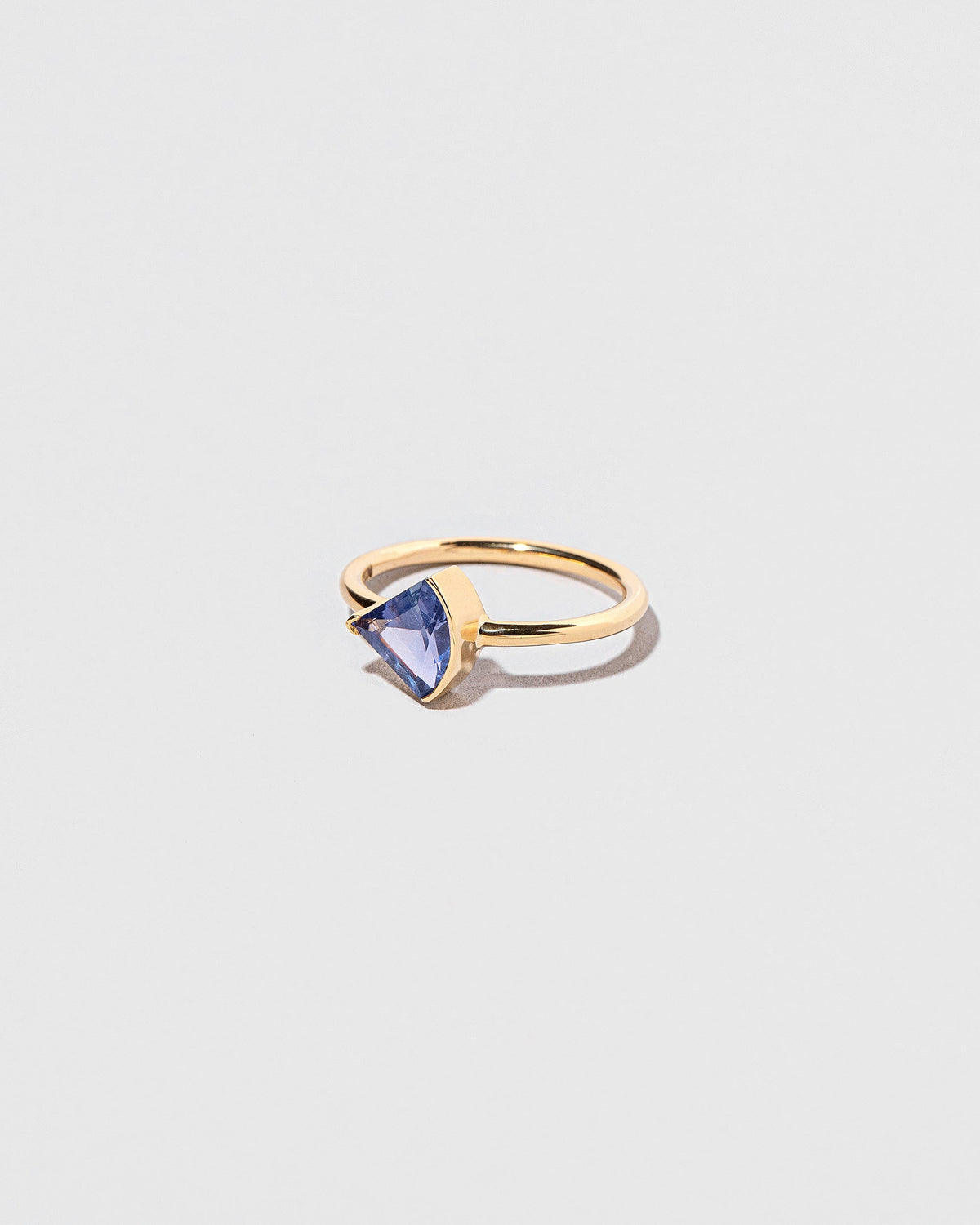 View from the side of the Austras Ring on light color background.