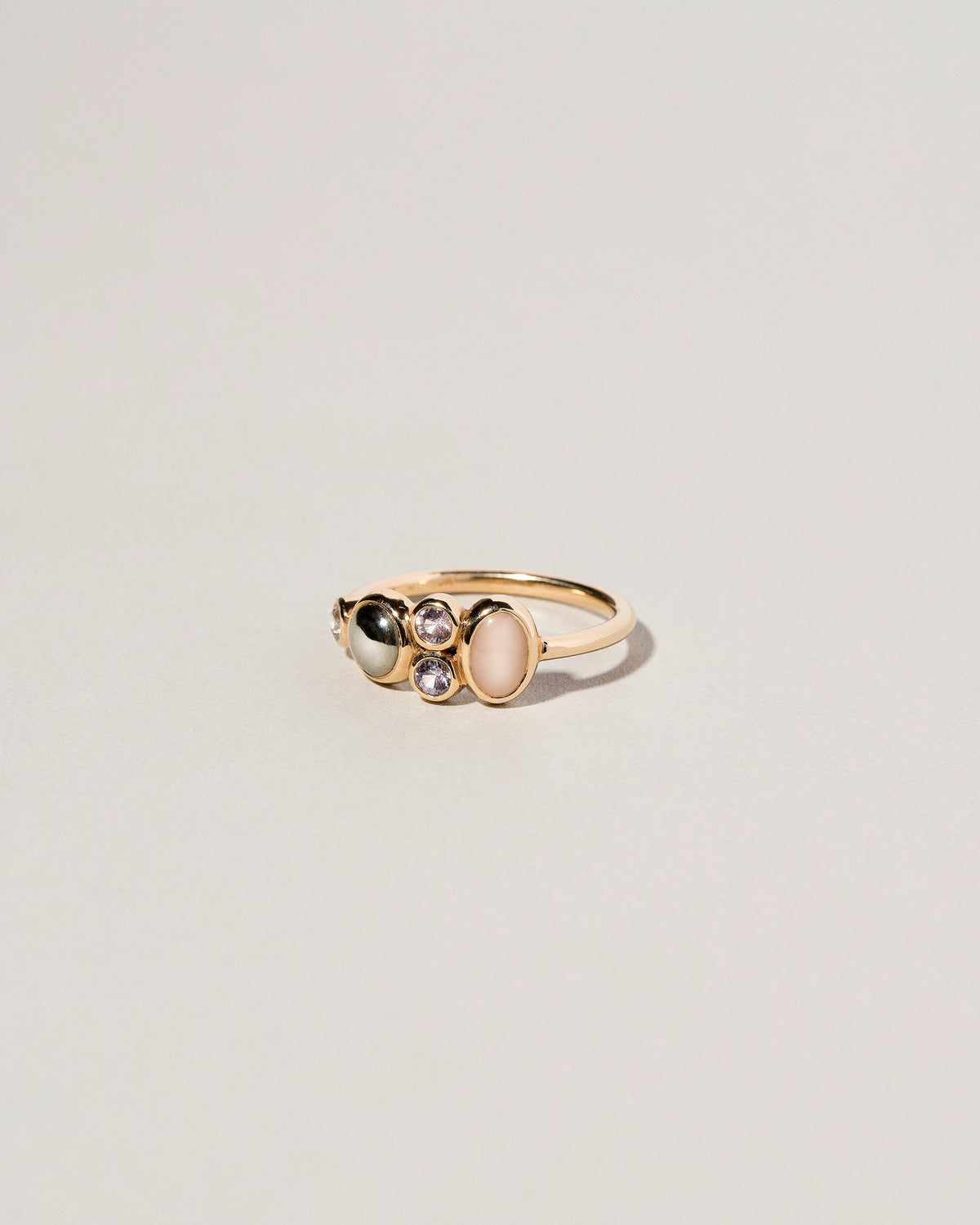  Bubble Dot Ring on light color background.
