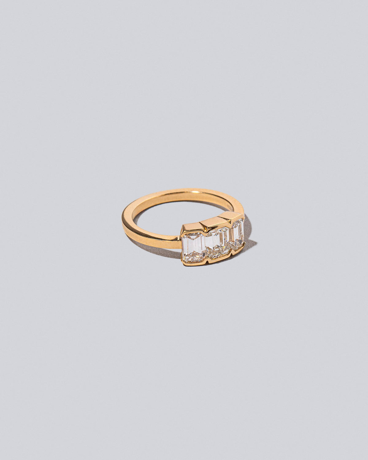 Product photo of the Prose Ring on light light color background.
