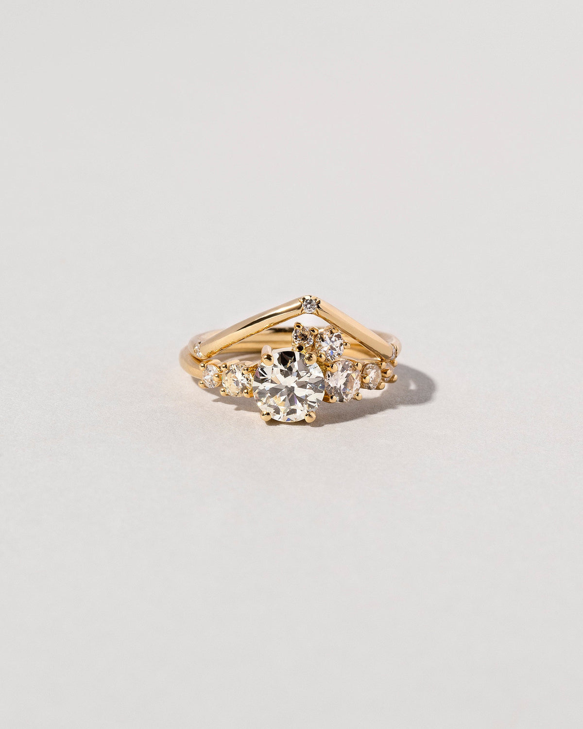 Luna Peak Band - Three Stone on light color background.